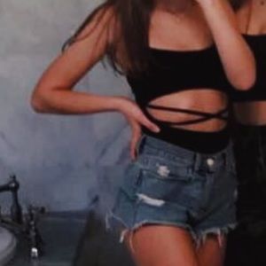 Urban outfitters super short jean shorts